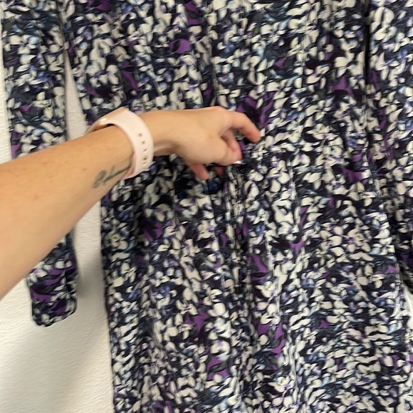 Rebecca Taylor| Silk Shift Dress| Multi color size 4 - Picture 9 of 10